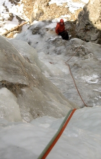 Jégmászás a Poduplaszki-völgyben (Bielovodská dolina) Magas Tátra - Kaskady II/3 (100+ méter)