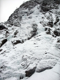 Jégmászás - Sappada - Lo Specchio di Biancaneve, II/3+ 240 méter